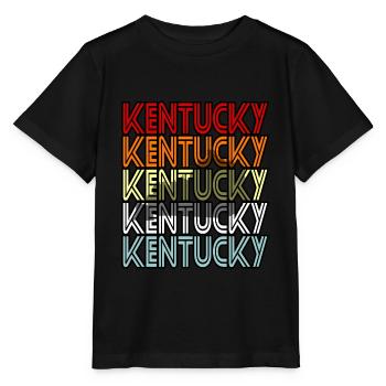 Kentucky resident gift - Stanley/Stella MINI CREATOR Kids’ T-Shirt - black - Front - Mikhail (115cm)