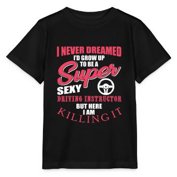 Driving instructor - Stanley/Stella MINI CREATOR Kids’ T-Shirt - black - Front - Mikhail (115cm)