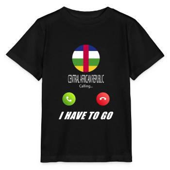 La République centrafricaine appelle Lusiger - T-shirt bio MINI CREATOR Stanley/Stella Enfant - noir - Devant - Mikhail (115cm)