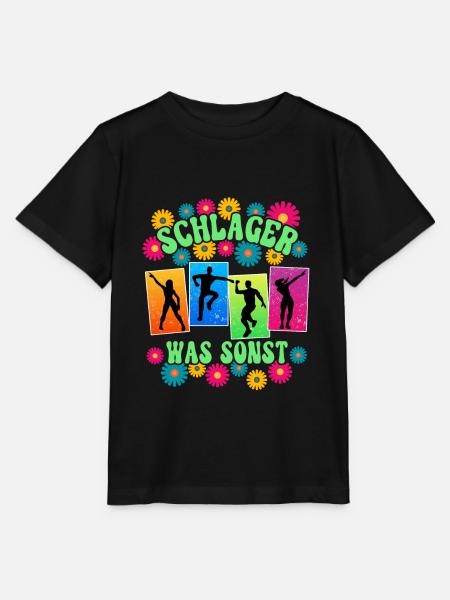 Schlagerparty Schlager - Stanley/Stella Kinder T-Shirt MINI CREATOR  - Schwarz