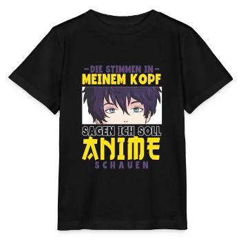 Anime Spruch Weeb Otaku - Stanley/Stella Kinder T-Shirt MINI CREATOR  - Schwarz - Vorne - Mikhail (115cm)