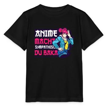 Anime Spruch Weeb Otaku - Stanley/Stella Kinder T-Shirt MINI CREATOR  - Schwarz - Vorne - Mikhail (115cm)