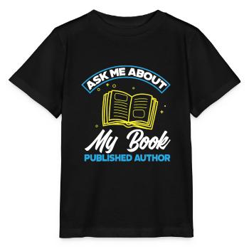 Author Author Funny Author Gift - Stanley/Stella MINI CREATOR Kids’ T-Shirt - black - Front - Mikhail (115cm)