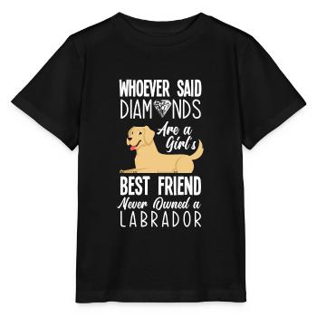 Labrador - T-shirt bio MINI CREATOR Stanley/Stella Enfant - noir - Devant - Mikhail (115cm)