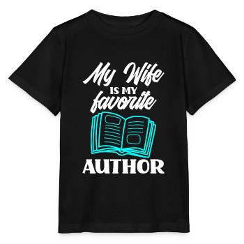 Author Author Funny Author Gift - Stanley/Stella MINI CREATOR Kids’ T-Shirt - black - Front - Mikhail (115cm)