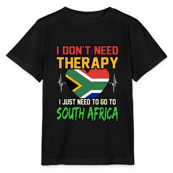 Südafrika - Stanley/Stella Kinder T-Shirt MINI CREATOR  - Schwarz - Vorne - Mikhail (115cm)