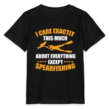 Pêche sous-marine - T-shirt bio MINI CREATOR Stanley/Stella Enfant - noir - Devant - Mikhail (115cm)