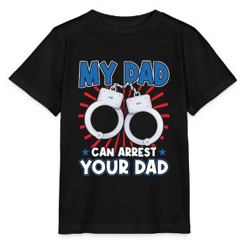 My Father Can Arrest Your Father - Stanley/Stella MINI CREATOR Kids’ T-Shirt - black - Front - Mikhail (115cm)