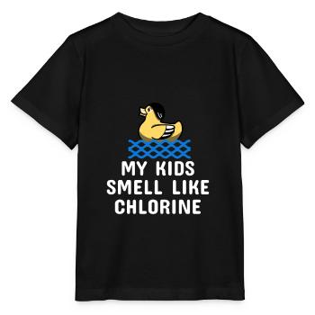 Nager en disant drôle Mes enfants sentent comme - T-shirt bio MINI CREATOR Stanley/Stella Enfant - noir - Devant - Mikhail (115cm)