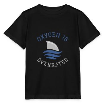 Nager en disant que l’oxygène est surestimé - T-shirt bio MINI CREATOR Stanley/Stella Enfant - noir - Devant - Mikhail (115cm)