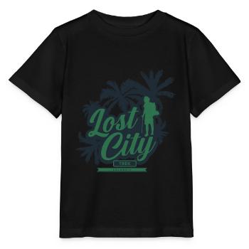 Lost City Trek - Kolumbien - Stanley/Stella Kinder T-Shirt MINI CREATOR  - Schwarz - Vorne - Mikhail (115cm)