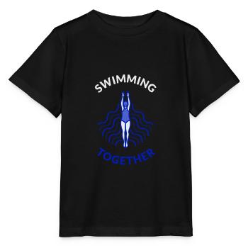 Club de natation Nager ensemble - T-shirt bio MINI CREATOR Stanley/Stella Enfant - noir - Devant - Mikhail (115cm)