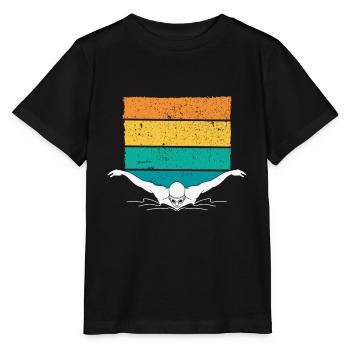 Swimming Trainer, Coaches Swimmer Swimmer - Stanley/Stella MINI CREATOR Kids’ T-Shirt - black - Front - Mikhail (115cm)