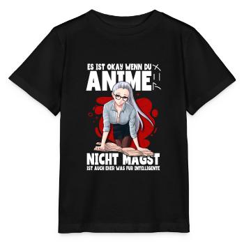 Anime Saying Weeb Otaku - Stanley/Stella MINI CREATOR Kids’ T-Shirt - black - Front - Mikhail (115cm)