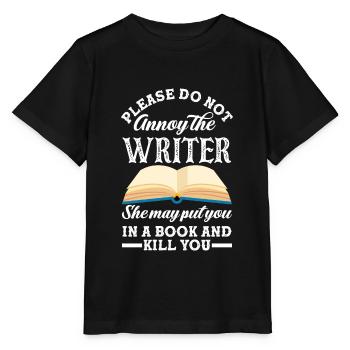 Author Author Funny Author Gift - Stanley/Stella MINI CREATOR Kids’ T-Shirt - black - Front - Mikhail (115cm)