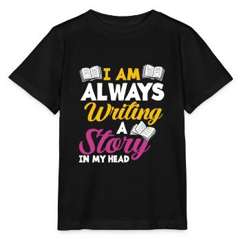 Author Author Funny Author Gift - Stanley/Stella MINI CREATOR Kids’ T-Shirt - black - Front - Mikhail (115cm)