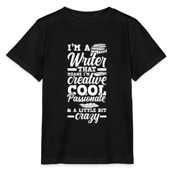 Author Author Funny Author Gift - Stanley/Stella MINI CREATOR Kids’ T-Shirt - black - Front - Mikhail (115cm)