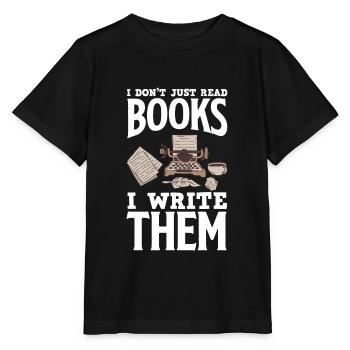 Author Author Funny Author Gift - Stanley/Stella MINI CREATOR Kids’ T-Shirt - black - Front - Mikhail (115cm)