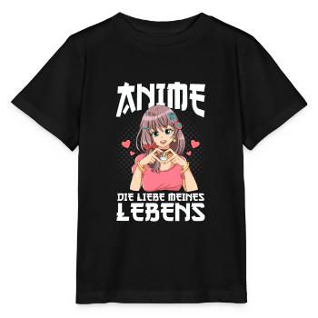 Anime Saying Weeb Otaku - Stanley/Stella MINI CREATOR Kids’ T-Shirt - black - Front - Mikhail (115cm)