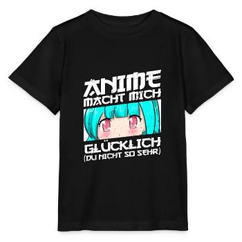 Anime Saying Weeb Otaku - Stanley/Stella MINI CREATOR Kids’ T-Shirt - black - Front - Mikhail (115cm)