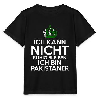Pakistan Pakistaner Pakistanisches - Stanley/Stella Kinder T-Shirt MINI CREATOR  - Schwarz - Vorne - Mikhail (115cm)