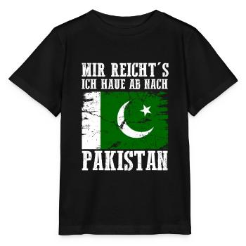 Pakistan Pakistaner Pakistanisches - Stanley/Stella Kinder T-Shirt MINI CREATOR  - Schwarz - Vorne - Mikhail (115cm)