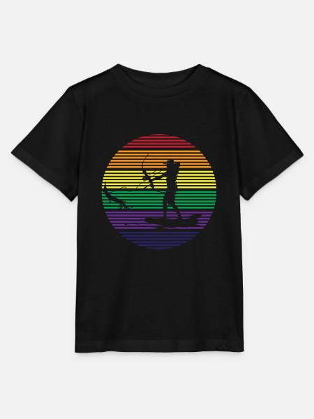 Bogenfischen - Stanley/Stella Kinder T-Shirt MINI CREATOR - Schwarz