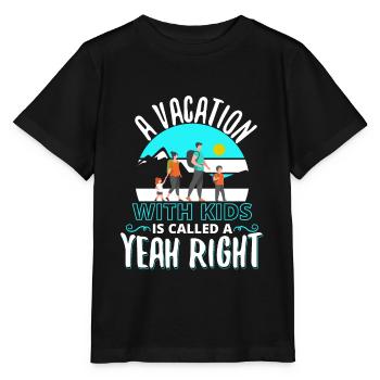 Vacation Family Vacation Family Trips - Stanley/Stella MINI CREATOR Kids’ T-Shirt - black - Front - Mikhail (115cm)
