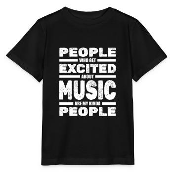 French Horn Horn player - Stanley/Stella MINI CREATOR Kids’ T-Shirt - black - Front - Mikhail (115cm)