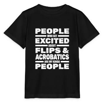 RSG Gymnaste Gymnastique sportive rythmique - T-shirt bio MINI CREATOR Stanley/Stella Enfant - noir - Devant - Mikhail (115cm)