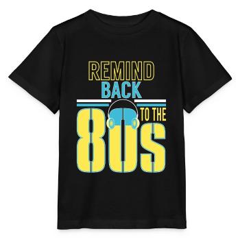 Back To The 80s Retro Walkman - Stanley/Stella MINI CREATOR Kids’ T-Shirt - black - Front - Mikhail (115cm)