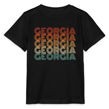 Geschenk Für Einwohner Von Georgia - Stanley/Stella Kinder T-Shirt MINI CREATOR  - Schwarz - Vorne - Mikhail (115cm)