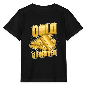 Gold Mining Gold Mine - Stanley/Stella MINI CREATOR Kids’ T-Shirt - black - Front - Mikhail (115cm)
