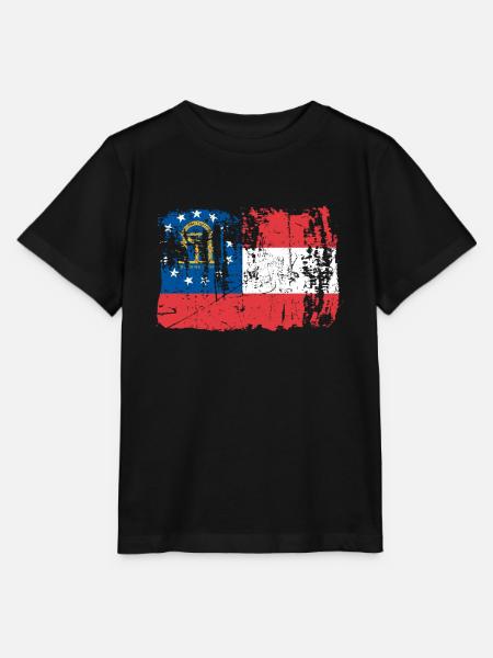 Georgien Reist Geschenk - Stanley/Stella Kinder T-Shirt MINI CREATOR  - Schwarz