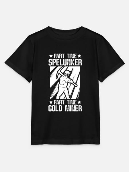 Goldbergbau Goldmine - Stanley/Stella Kinder T-Shirt MINI CREATOR  - Schwarz