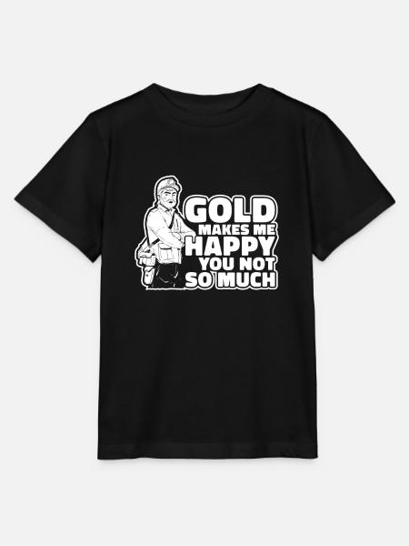 Goldbergbau Goldmine - Stanley/Stella Kinder T-Shirt MINI CREATOR - Schwarz