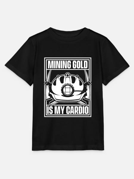 Goldbergbau Goldmine - Stanley/Stella Kinder T-Shirt MINI CREATOR  - Schwarz