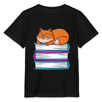 Lesen - Stanley/Stella Kinder T-Shirt MINI CREATOR  - Schwarz - Vorne - Mikhail (115cm)