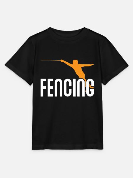 Fechten angreifen - Stanley/Stella Kinder T-Shirt MINI CREATOR - Schwarz
