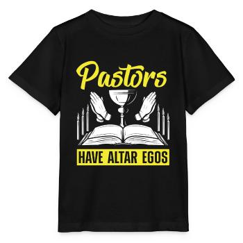 Pastor Appreciation Clergy Preacher Pastors Have - Stanley/Stella Kinder T-Shirt MINI CREATOR  - Schwarz - Vorne - Mikhail (115cm)
