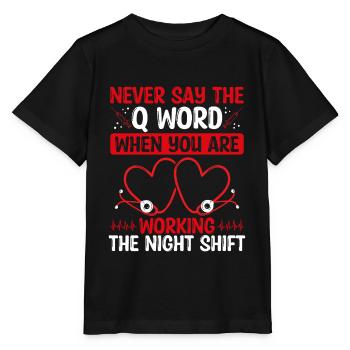 Night Shift Charge Nurse Chaos Charge Nursing - Stanley/Stella MINI CREATOR Kids’ T-Shirt - black - Front - Mikhail (115cm)