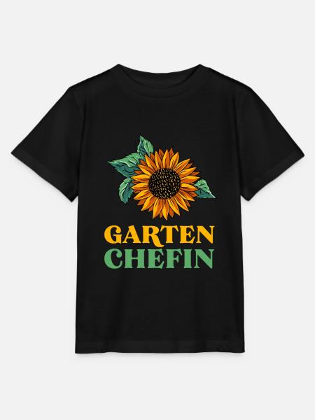 Gartenchefin Garten Geschenk - Stanley/Stella Kinder T-Shirt MINI CREATOR - Schwarz