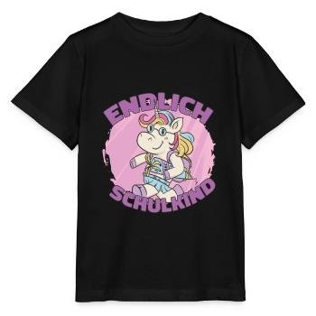 Endlich Schulkind Endlich Schulkind Geschenk Inspi - Stanley/Stella Kinder T-Shirt MINI CREATOR  - Schwarz - Vorne - Mikhail (115cm)