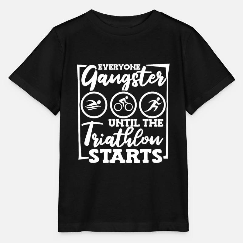 Triathlon - T-shirt bio MINI CREATOR Stanley/Stella Enfant - noir