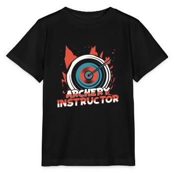 Tir à l’arc Flèche Tir à l’arc Tir à l’arc - T-shirt bio MINI CREATOR Stanley/Stella Enfant - noir - Devant - Mikhail (115cm)