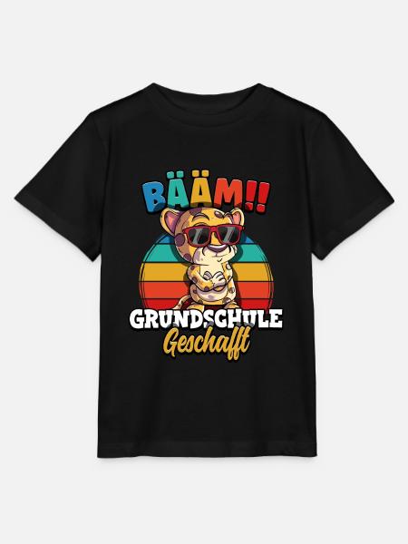 Bääm Grundschule Geschafft - Stanley/Stella Kinder T-Shirt MINI CREATOR - Schwarz