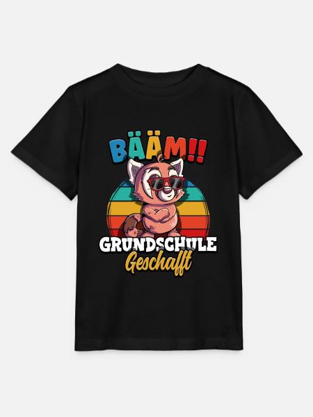 Bääm Grundschule Geschafft - Stanley/Stella Kinder T-Shirt MINI CREATOR - Schwarz