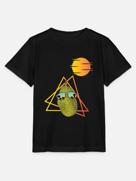 Retro 80er Jahre Jackfrucht - Stanley/Stella Kinder T-Shirt MINI CREATOR - Schwarz