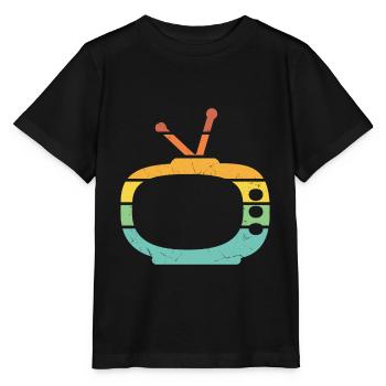 Television Art Work TV - Stanley/Stella MINI CREATOR Kids’ T-Shirt - black - Front - Mikhail (115cm)