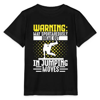 Parkour Freerunning Traceur - Stanley/Stella Kinder T-Shirt MINI CREATOR  - Schwarz - Vorne - Mikhail (115cm)